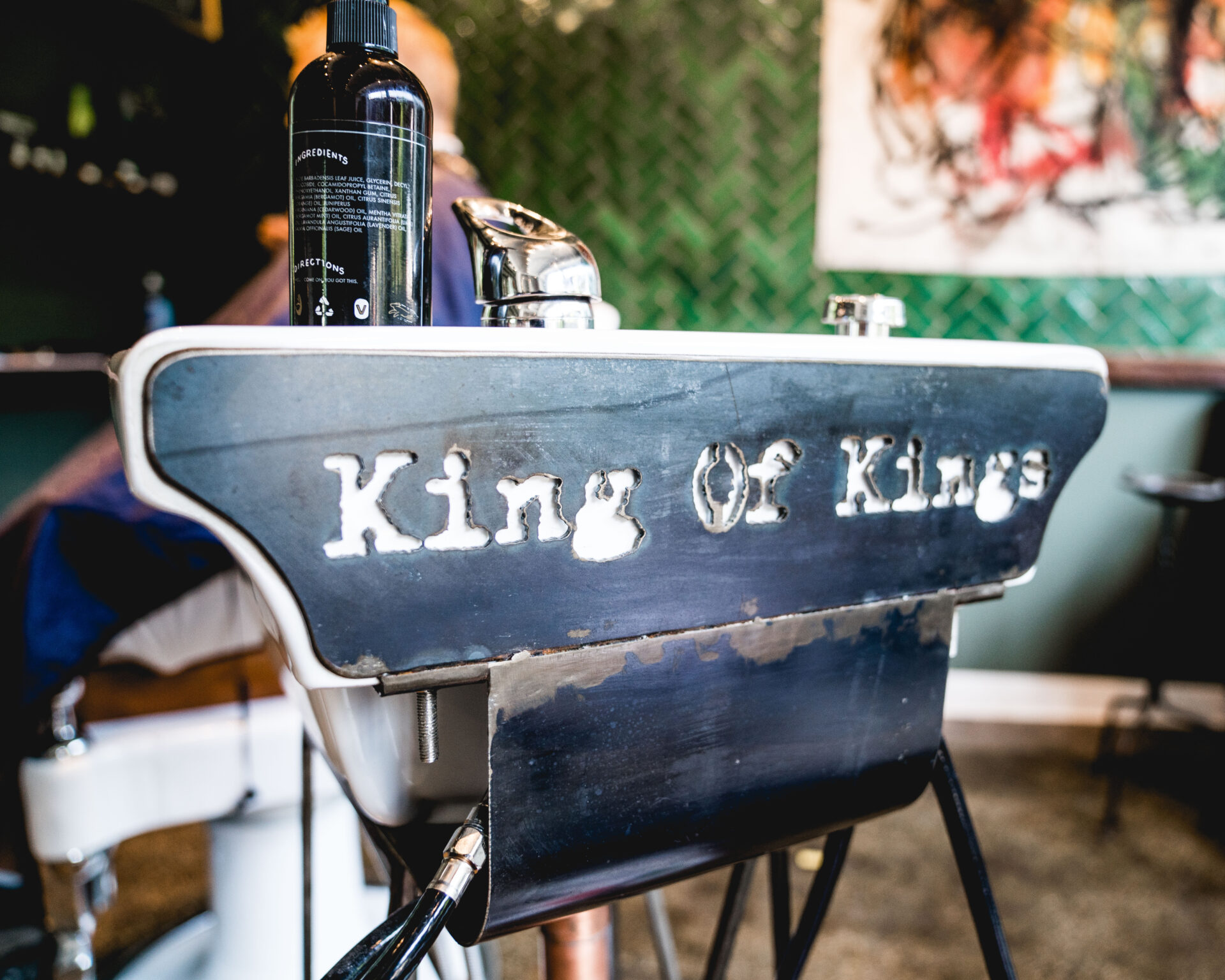 The King of Kings Barbershop.