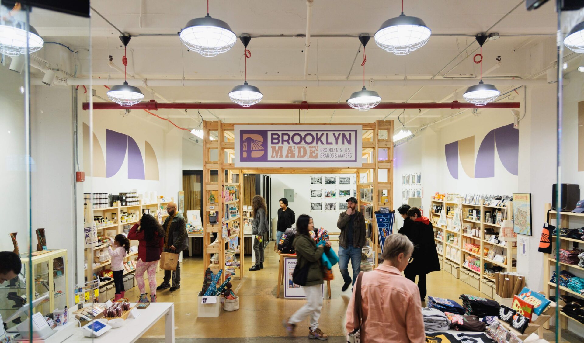 The interior of a store called "Brooklyn Made."
