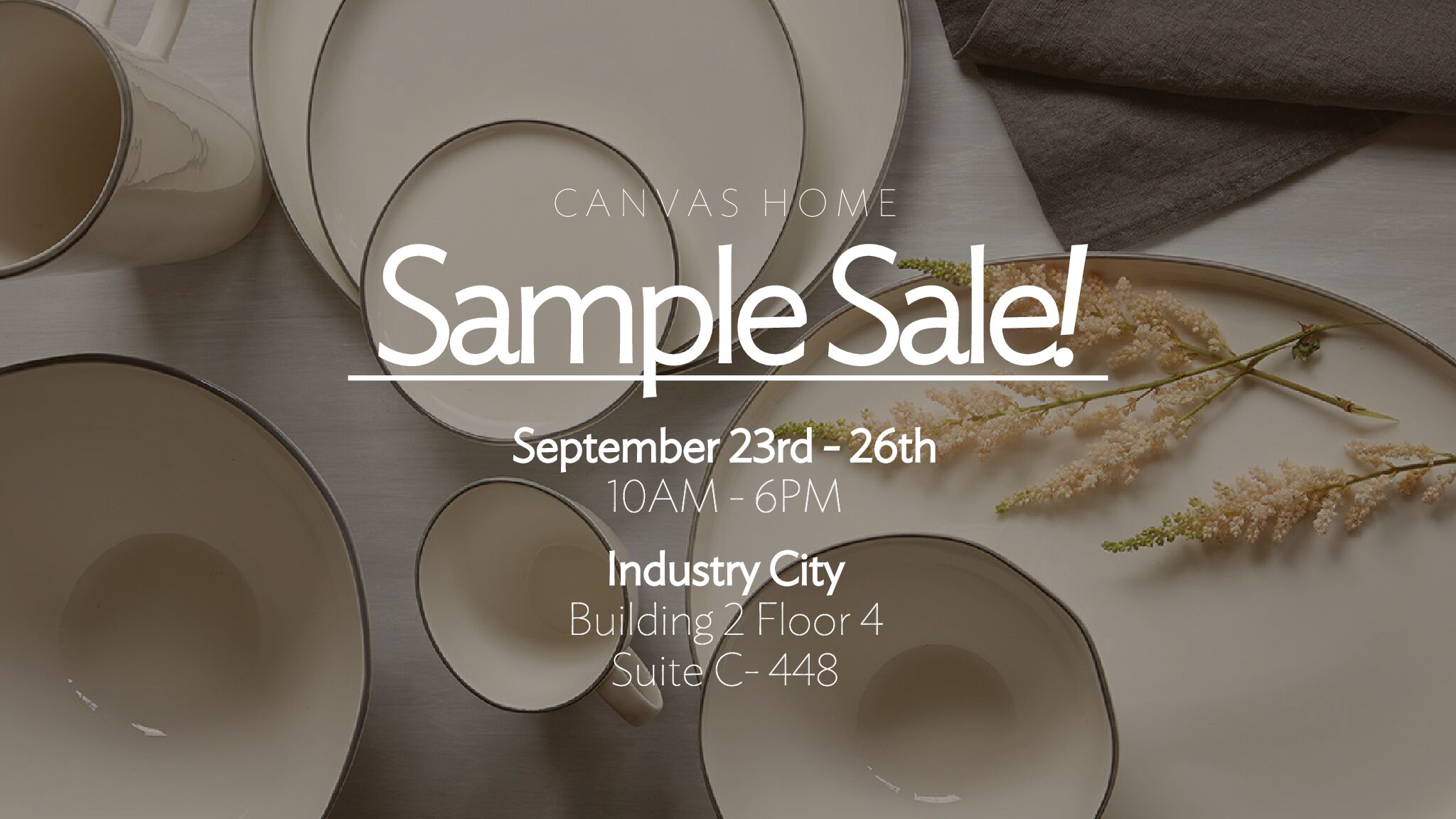 Canvas Home – Sample Sale